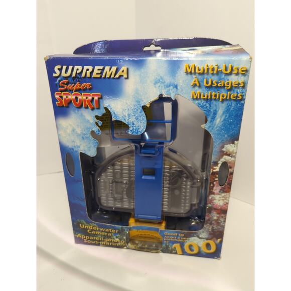 Suprema Super Sport Camera 35mm Film Roll Waterproof Case Scuba Diving NIB - Picture 4 of 7